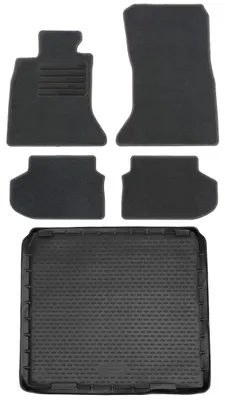 Produktbild von Gummi-Kofferraumwanne + Fußmatten Set für 5er BMW F11, Bj. 7/2013-1/2016