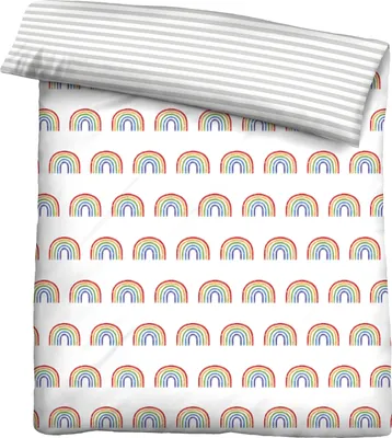 Produktbild von biberna 0044499 Linon-Bettwäsche color: weiss, size: 1x 135x200 cm + 1x 80x80 cm