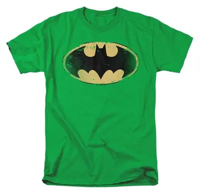 Produktbild von Batman - T-Shirt für Herren/Damen Uni TV35012 (XXL) (Leuchtendes Gelbgrün)