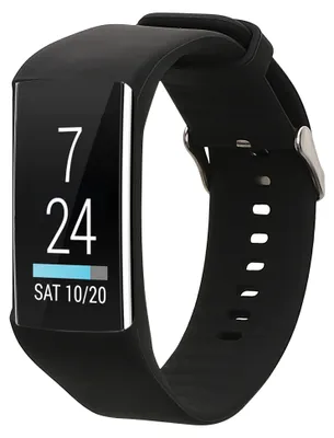 Produktbild von kwmobile Silikon Uhrenarmband für Polar A360 / A370 Armband - Ersatzarmband für Fitnesstracker - Wechselarmband Smartwatch - Schwarz