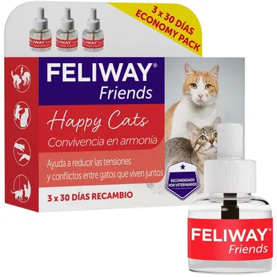Produktbild von Feliway Friends Duft Nachfüllung 48ml 3 Einheiten Durchsichtig  Durchsichtig One Size