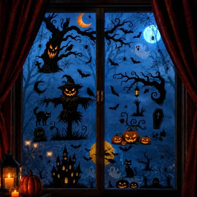 Halloween-Dekoration, 3-teilig, 1 Stück