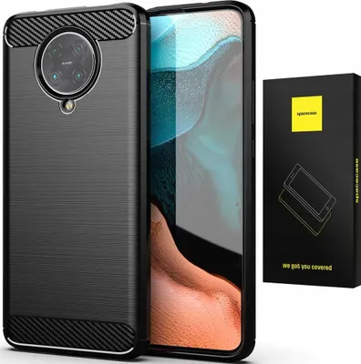 Obrázek produktu pro Pouzdro na telefon SPACECASE Carbon pro Poco F2 Pro černý
