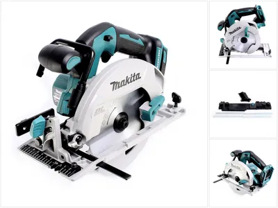 Produktbild von Makita DHS 680 Z Akku Handkreissäge 18V 165 mm Solo + Führungsschienenadapter - ohne Akku, ohne Ladegerät