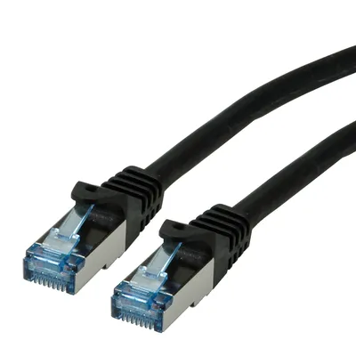 Image de ROLINE 21152856 câble réseau Noir 7.5 m Cat6a S/FTP (S-STP)