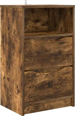Produktbild von Nachttisch Geräucherte Eiche 40 x 30 x 467 cm Holzwerkstoff