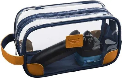 Produktbild von Durchsichtige Toilettenbecher für Männer Organizer mit Armband