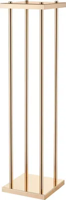 Produktbild von Hochzeitsblumenständer, 10 Stück 80 cm hoher Säulenblumenständer, Blumenständer mit Metalllaminat, zylindrischer kubischer Blumenständer für Hochzeiten, Partys, Geburtstage, Zuhause, goldene Tischdekorationsständer