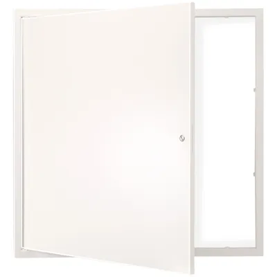 Image de VEVOR Trappe de visite 613 x 613 mm Porte de révision Tôle d'acier galvanisée Construction sèche, zone de travail de 165° Trappe de maintenance Trappe encastrée Trappe de révision Serrure à loquet à came, porte d'accès Plaque de révision