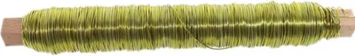 Produktbild von Deko Lackdraht 0,5 mm 100 g Bindedraht Basteldraht Wickeldraht Dekodraht limone