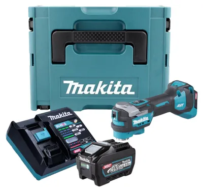 Obrázek produktu pro Akumulátorové multifunkční nářadí Makita TM 001 GT101 40 V max. Starlock Max Brushless + 1x akumulátor 5,0 Ah + nabíječka + Makpac