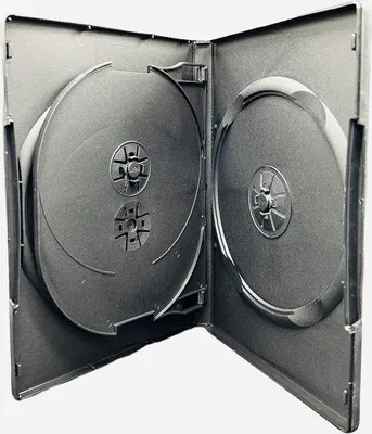 Produktbild von Famanu DVD-Hülle 4-fach Schwarz - 25 Stück