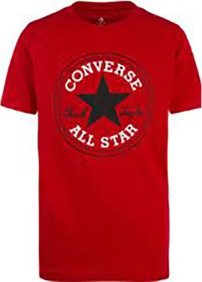 Produktbild von Converse Kids Chuck Patch Kurzarm-t-shirt Rot 4-5 Years Rot 4-5 Years