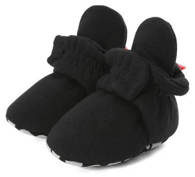 Produktbild von LACOFIA Baby Jungen Mädchen Winter Krabbelschuhe Baby rutschfest Weiche Sohle Sl