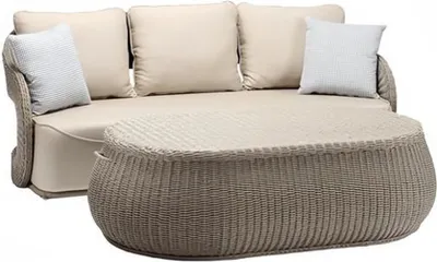 Immagine prodotto di Mobili in rattan mobili da giardino set di divani set da terrazza set da salotto esterno balcone 2 pezzi.