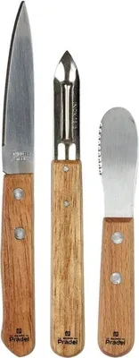 Immagine prodotto di Pelapatate, coltello e coltello da burro, assortiti in 3 colori