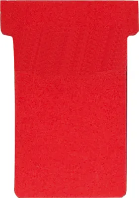 Zdjęcie produktu dla Franken TK201, Karta T, Czerwony, 48 mm, 84 mm, 100 szt., 48 mm