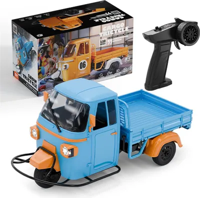 Produktbild von SG PINECONE FOREST 1008 RTR 1/10 2.4G RWD RC Trike mit LED, Rückwärts-Sound, Vollproportional, Hochgeschwindigkeit Ferngesteuerte 3-RadModell, Blau