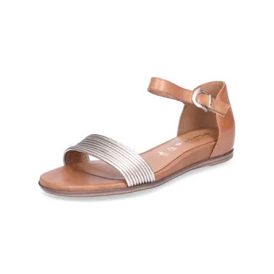 Immagine prodotto di Sandali da donna Tamaris color cognac e oro rosa