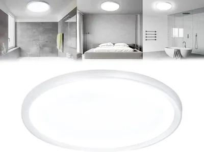 Obrázok produktu pre ACXIN LED stropné svetlo ploché okrúhle kúpeľňové svietidlo stropné svietidlá moderné svietidlo do obývačky, kúpeľne, spálne, kuchyne a chodby, vodotesné IP44 - 48 W, studená biela