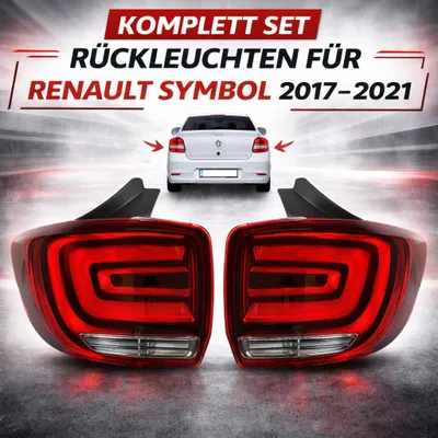 Produktbild von Rückleuchte Heckleuchte Rücklicht Links und Rechts für Renault Symbol 2017–2021 | E4  | OEM-Qualität