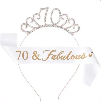 Produktbild von Geburtstagskrone – Kristalltiara – 18. Geburtstag – festliche Accessoires für Geburtstagsfeiern
