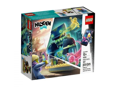 A LEGO Hidden Side Newbury's Juice Bar playset box.