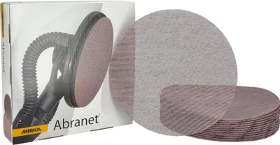 Produktbild von Mirka Abranet Netz-Schleifscheiben Ø 225 mm Klett / Korn P240 / 25 Stk