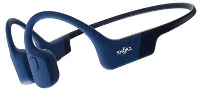 Produktbild von SHOKZ OpenRun Blau Knochenschall-Kopfhörer Bluetooth 5.1 PremiumPitch 2.0+ IP67 Sport USB-C