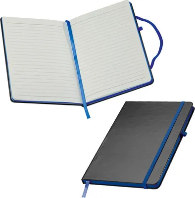 Produktbild von Notizbuch / DIN A5 / 160 S. / liniert / PolyurethanHardcover / Farbe: blau