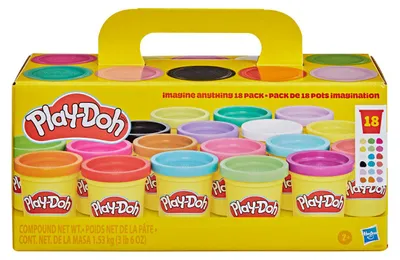 Zdjęcie produktu dla Play-Doh Zestaw Wyobraź sobie wszystko z 18 elementami, 2 lat(a), Polipropylen (PP), Polietylen, 3 szt.