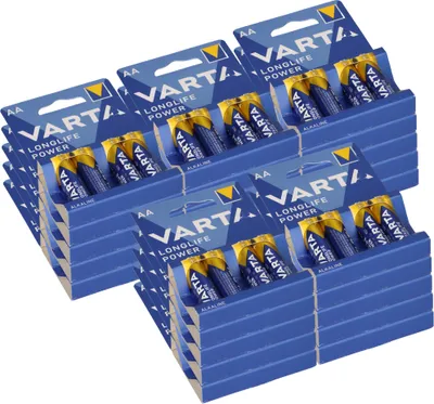 Produktbild von 100x Varta 4906 Longlife Power AA im 25x 4er Blister Mignon