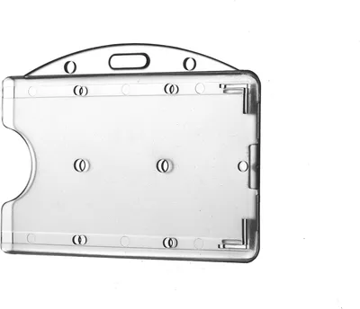 Produktbild von 10x Kartenhalter Ausweishülle Auswelter Namensschild Hartplastik Polycarbonat