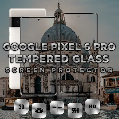 Produktbild von Google Pixel 6 Pro – gehärtetes Glas 9H – 3D-Displayschutz in Superqualität