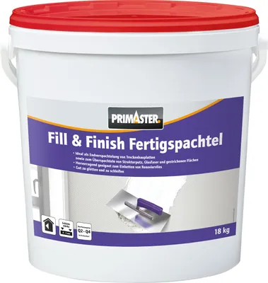 Produktbild von Primaster Fertigspachtel Fill & Finish 18 kg