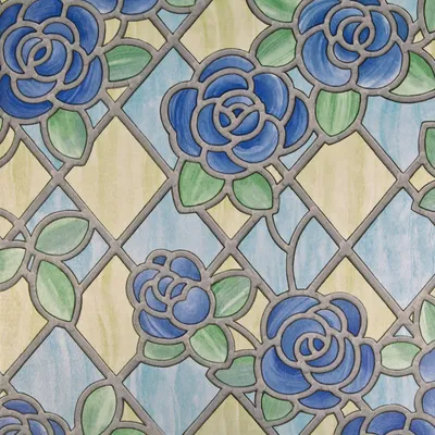 Glasdekorfolie Ambert, selbstklebend, bunt, 45 cm x 2 m