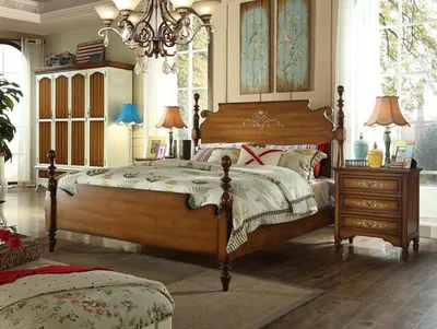 Produktbild von Schlafzimmer Set Komplett Schlafmöbel Schrank Nachttische Schminktisch 7 tlg.