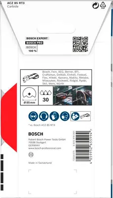 Produktbild von PRO ACZ 85 RT3 Blatt für Multifunktionswerkzeuge, 85 x 2.5 mm