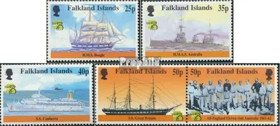Produktbild von Briefmarken FalklanSteckanschlussln 1999 Mi 741-743,744-745Paar (kompl.Ausg.) postfrisch Briefmarkenausstellung