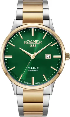 Immagine prodotto di Roamer Date watch R-Line Classic Green  - Gold