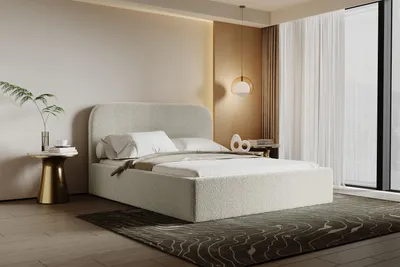 Produktbild von MR GROUP Boxspringbett MONACO 120x200cm mit Bettkasten und ohne Matratze Polsterbett Stauraumbett Holzlattenrost Doppelbett quelle 03 - beige