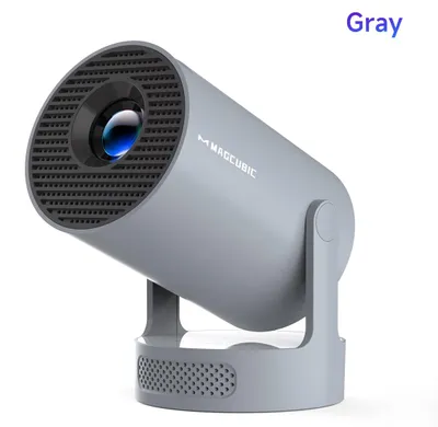 Produktbild von Magcubic HY300 Pro New Mini Beamer 290 ANSI Android WiFi6 Bluetooth Grau
