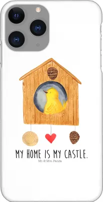 Produktbild von Mr. & Mrs. Panda Iphone 11 Pro Handyhülle Vogel Haus - Weiß - Geschenk, Handy Case, Wohnung, Familie, Premium Kunststoff, Castle, Vögel, Vogelhaus, Lustige Sprüche