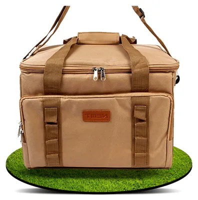 Produktbild von Faltbare Kühltasche 25 Liter Einkaufstasche Isoliertasche Picknicktasche