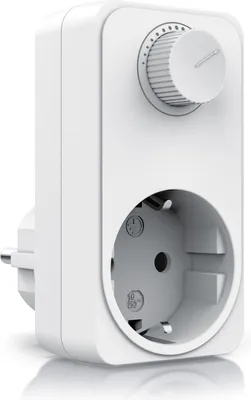 Zdjęcie produktu dla Ściemniacz gniazdkowy Bearware ze sterowaniem obrotowym - od 20 do 400 W - uniwersalny ściemniacz do gniazdka - tylko do żarówek - regulacja jasności