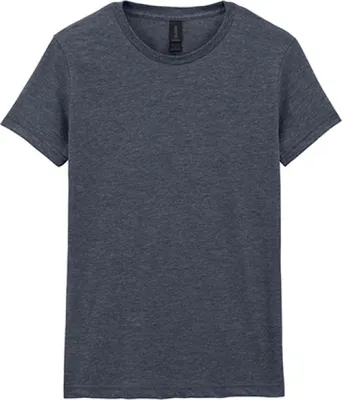 Produktbild von Gildan 64000L | Softstyle Damen T-Shirt - Farbe: Dark Heather - Größe: L