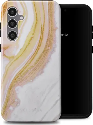 Immagine prodotto di Selencia Vivid Back Cover Samsung Galaxy S23 FE - Chic Marble Gold