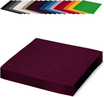 Produktbild von 10er PACK Seiftücher 30x30 cm Waschlappen Seifhandtücher 100% Baumwolle, Farbe: Brombeere