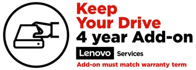 Image de Lenovo 4Y Keep Your Drive, 1 licence, 4 ans/années, sur site