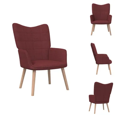 Produktbild von vidaXL Relaxsessel Weinrot Stoff - Sessel